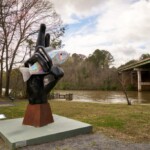Ask The Fish 2.0<br/>
By By Dr. Stephen Fairfield<br/>
*Now part of the permanent collection. Purchased by Roswell Arts Fund and Carl Black Buick GMC Roswell. Located at Don White at the 400 bridge